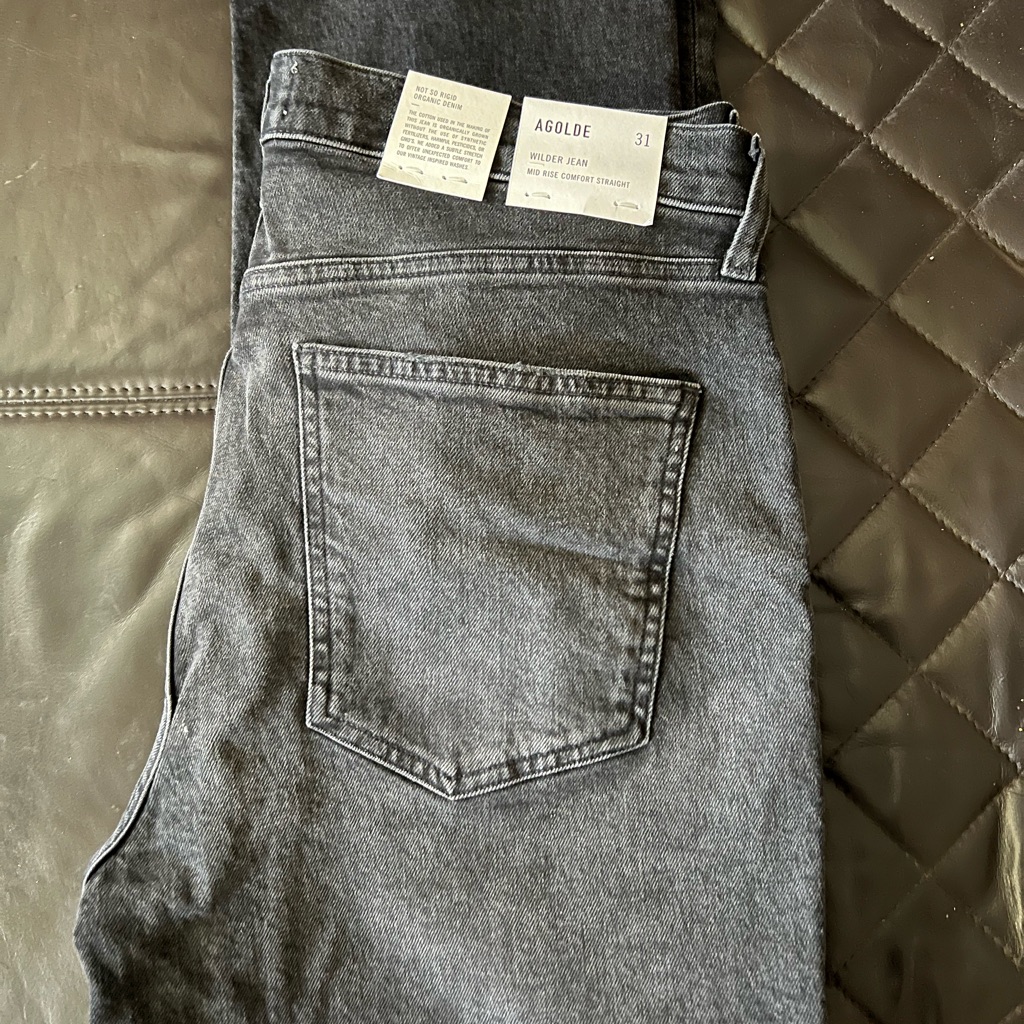 Agolde Wilder Black Jeans Brand New With Tags Size31